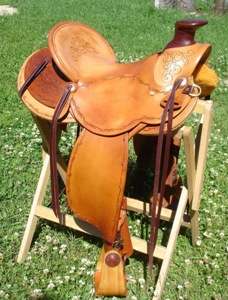 3B Visalia-style old-timer saddle